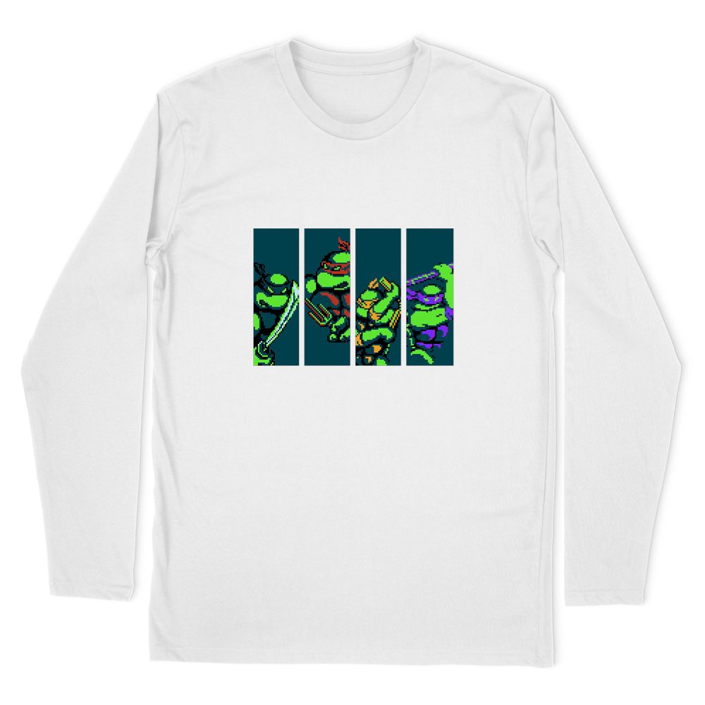 NINJA TURTLES ATARI  LONG SLEEVE T-SHIRT