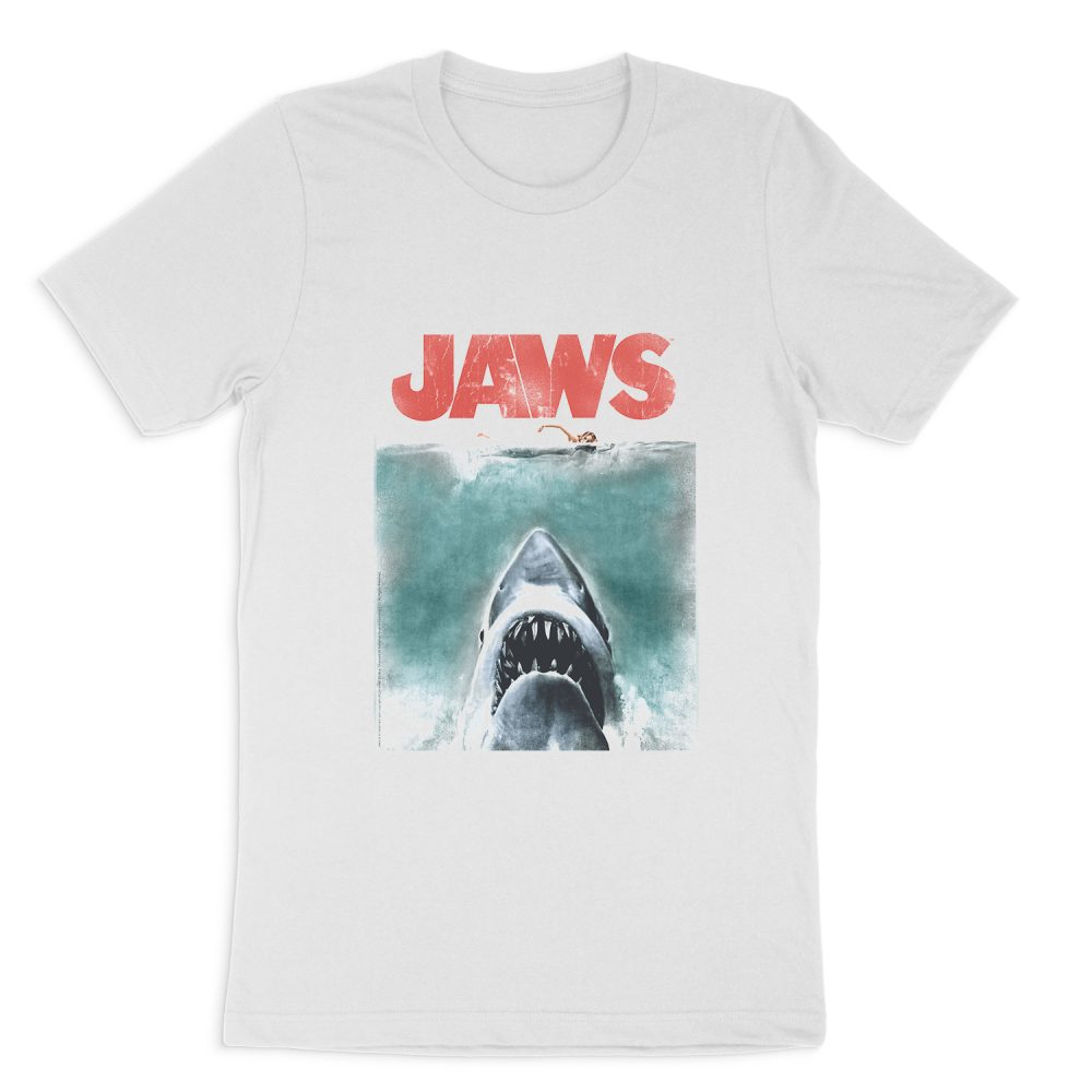 JAWS VINTAGE POSTER SHORT SLEEVE T-SHIRT