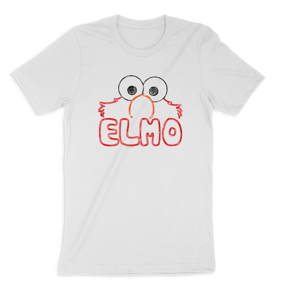 SESAME STREET ELMO LETTERS SHORT SLEEVE T-SHIRT