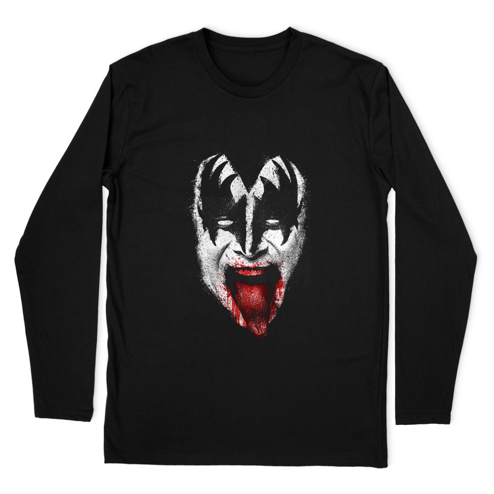 KISS DEMON FACE LONG SLEEVE T-SHIRT