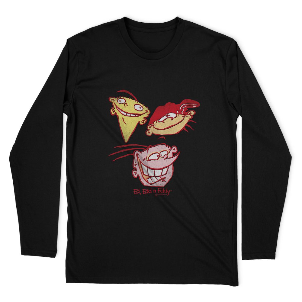 ED, EDD N EDDY THREE HEADS LONG SLEEVE T-SHIRT