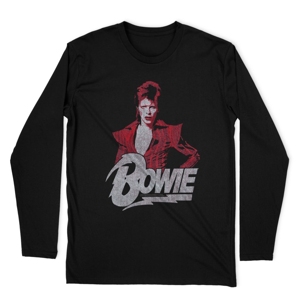 DAVID BOWIE DIAMOND DAVID LONG SLEEVE T-SHIRT