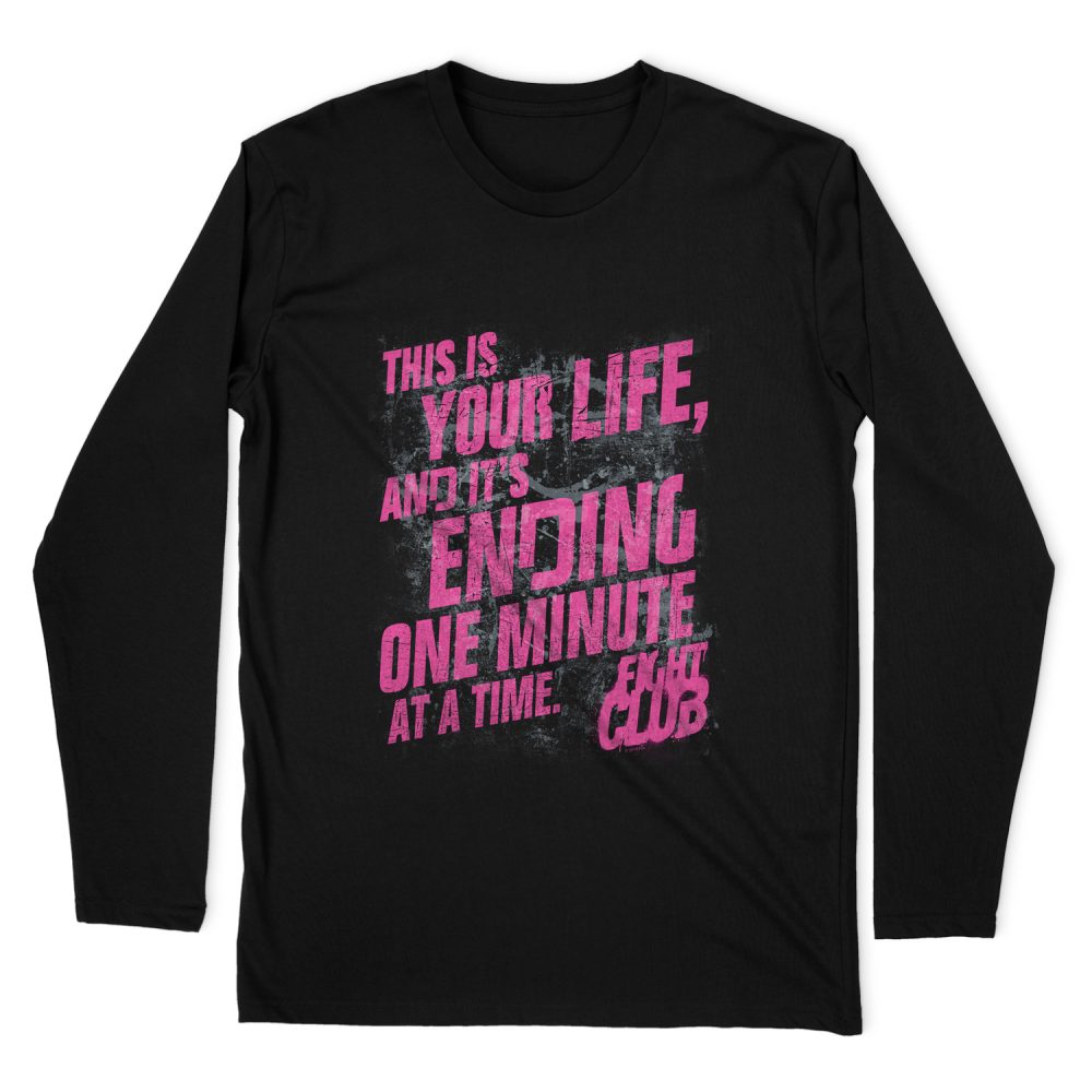 FIGHT CLUB LIFE ENDING LONG SLEEVE T-SHIRT