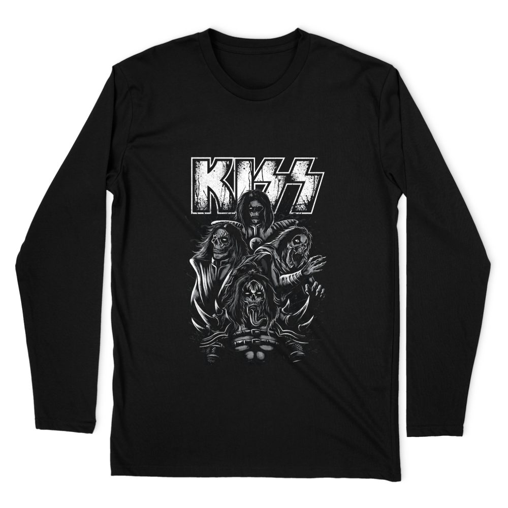 KISS SKULL LONG SLEEVE T-SHIRT