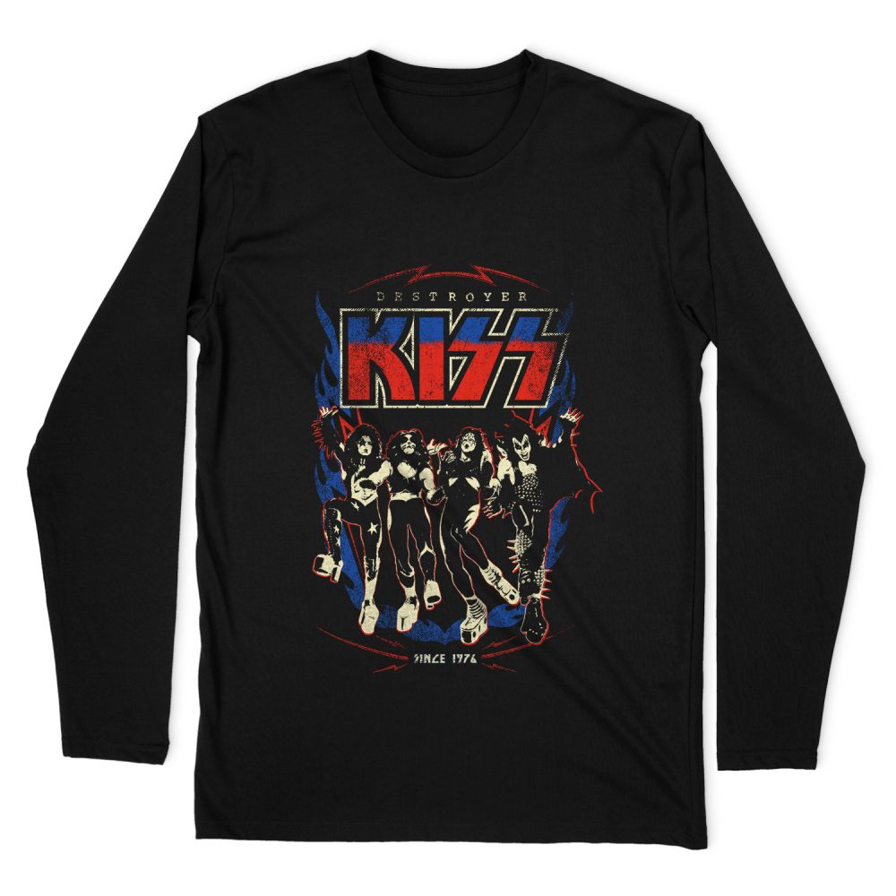 KISS DESTROYER LONG SLEEVE T-SHIRT