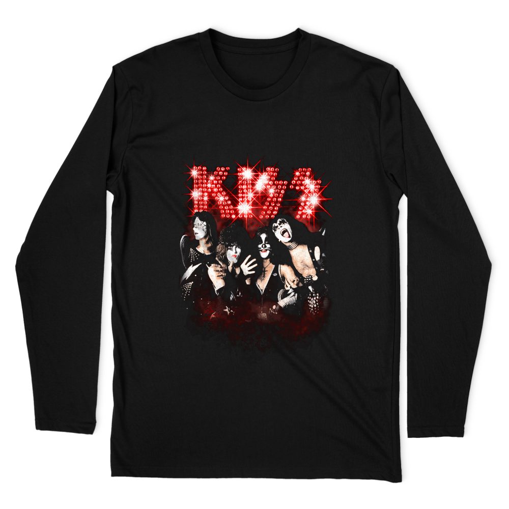 KISS SMOKE AND MIRRORS LONG SLEEVE T-SHIRT