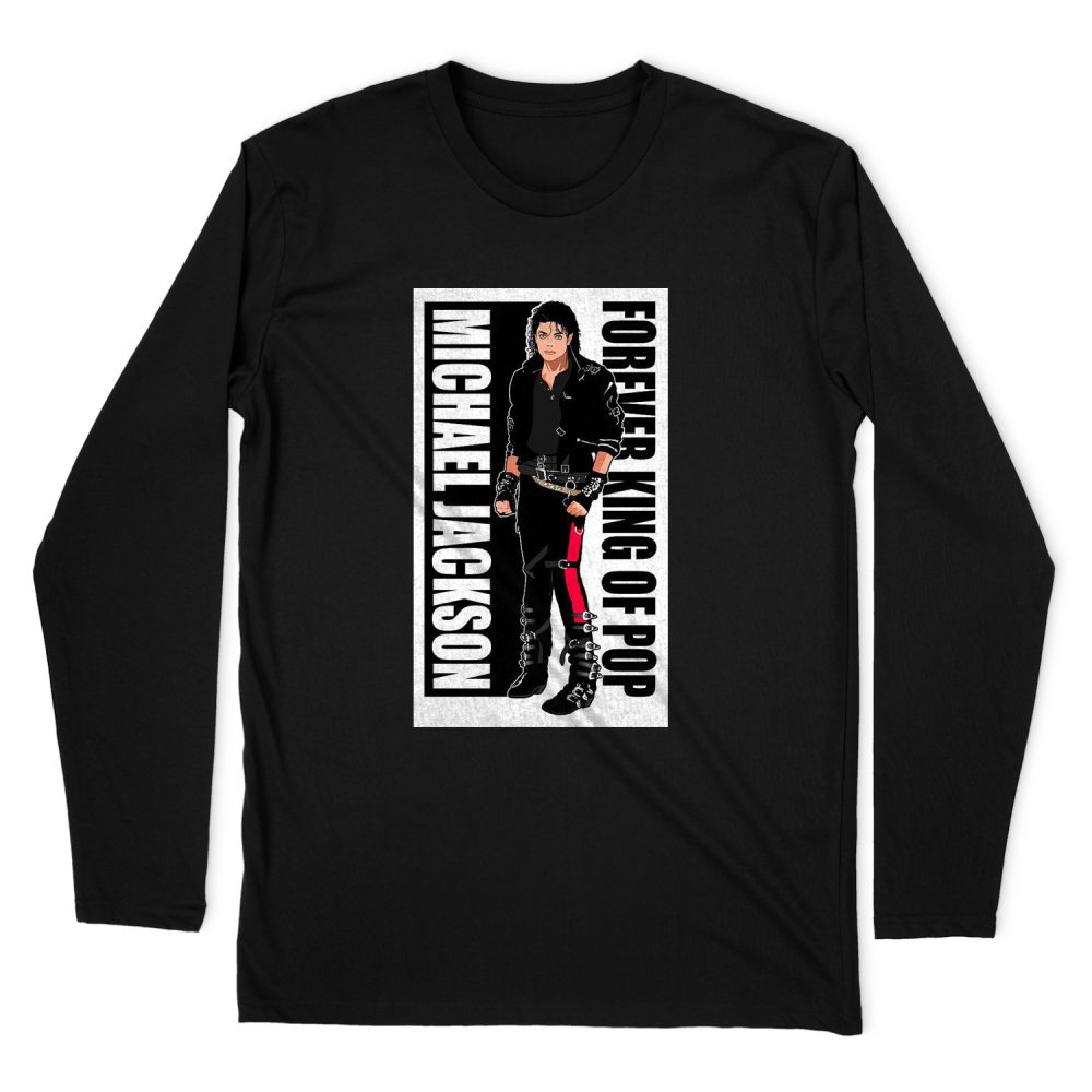 KING OF POP LONG SLEEVE T-SHIRT