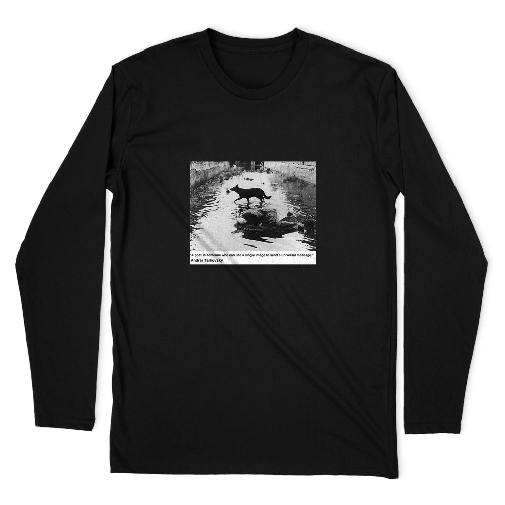 TARKOVSKY QUOTE LONG SLEEVE T-SHIRT