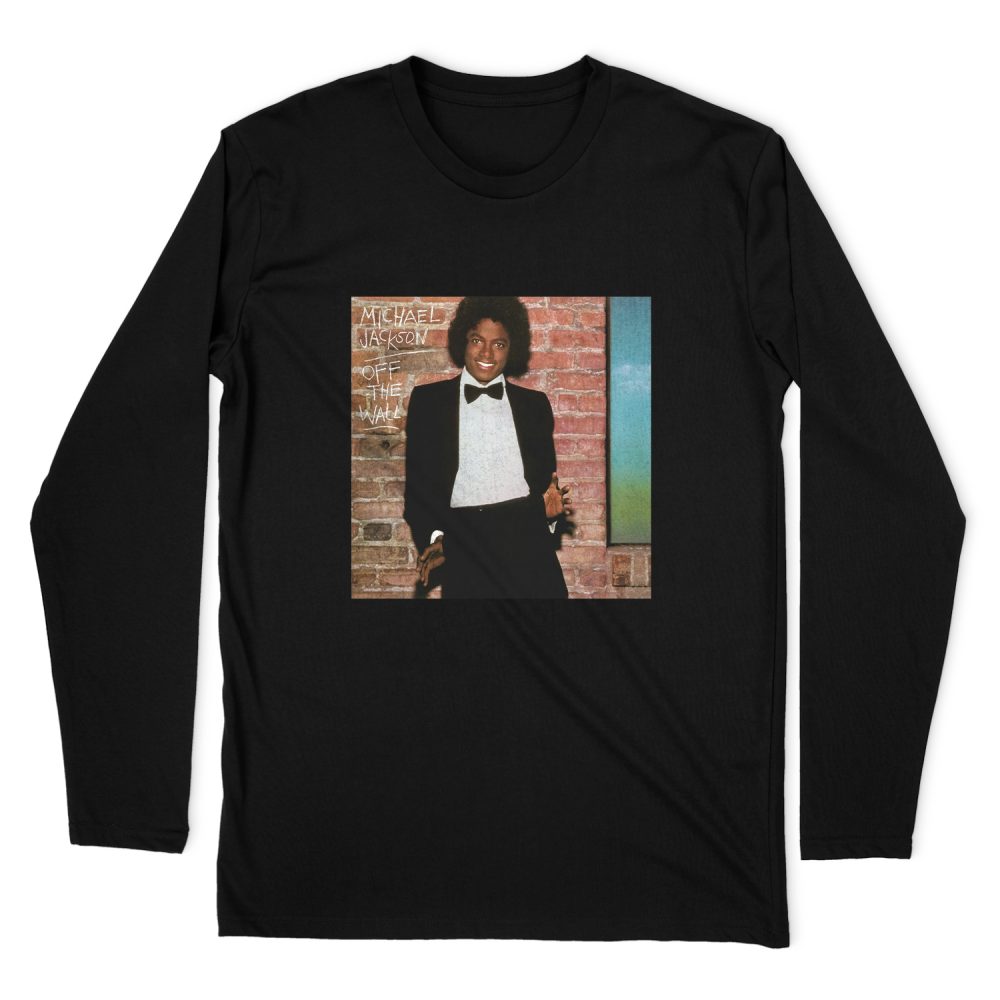MICHAEL JACKSON DON'T STOP IMAGE LONG SLEEVE T-SHIRT