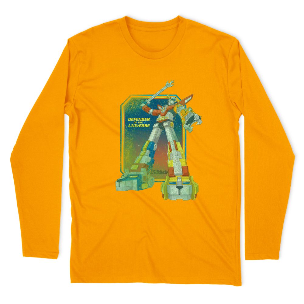 VOLTRON DISTRESSED DEFENDER LONG SLEEVE T-SHIRT