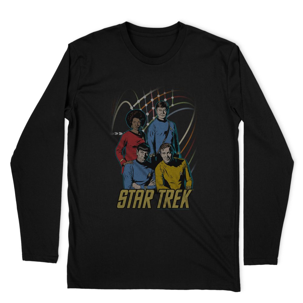STAR TREK WARP FACTOR 4 LONG SLEEVE T-SHIRT