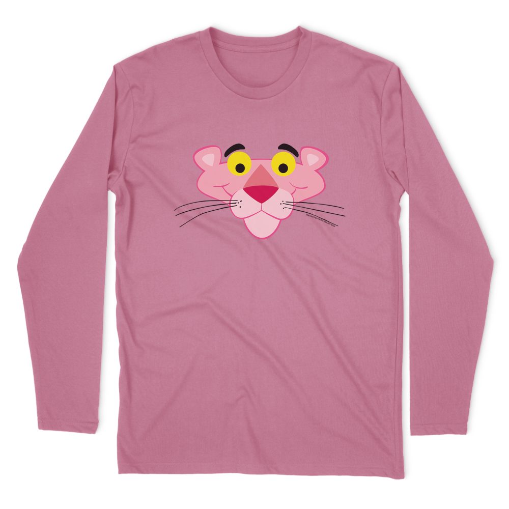 PINK PANTHER FACE LONG SLEEVE T-SHIRT