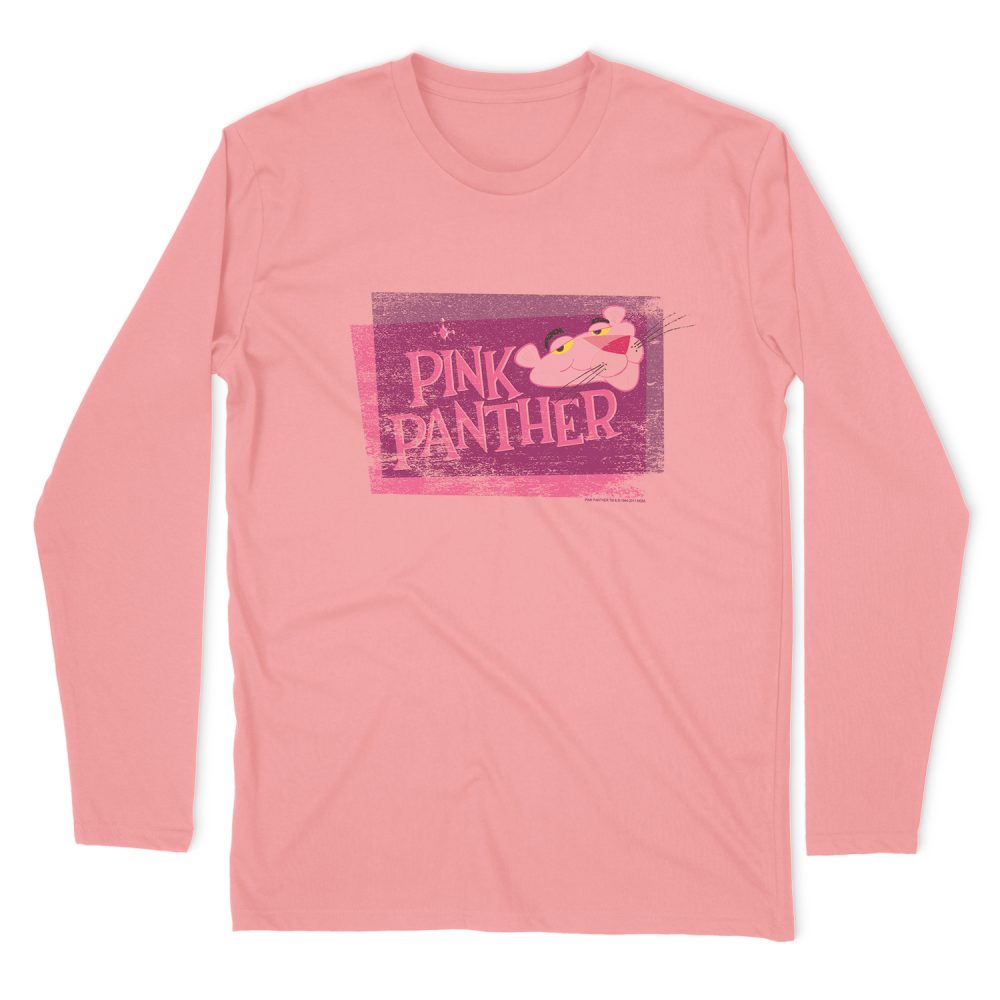 PINK PANTHER DISTRESSED LONG SLEEVE T-SHIRT