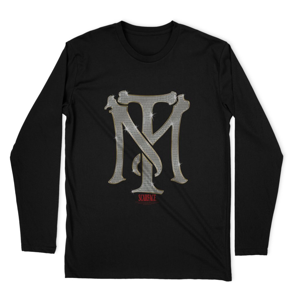 SCARFACE TM BLING LONG SLEEVE T-SHIRT