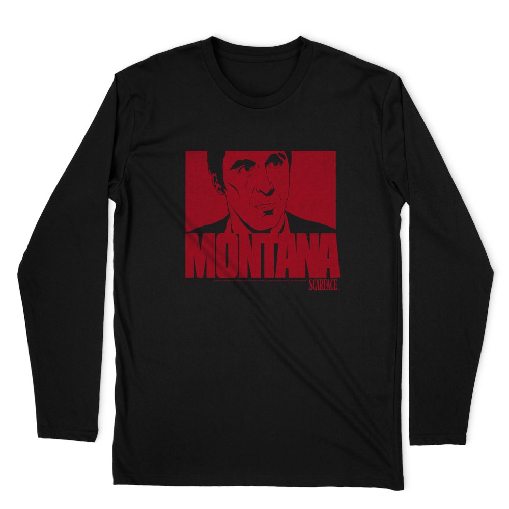 SCARFACE MONTANA FACE LONG SLEEVE T-SHIRT