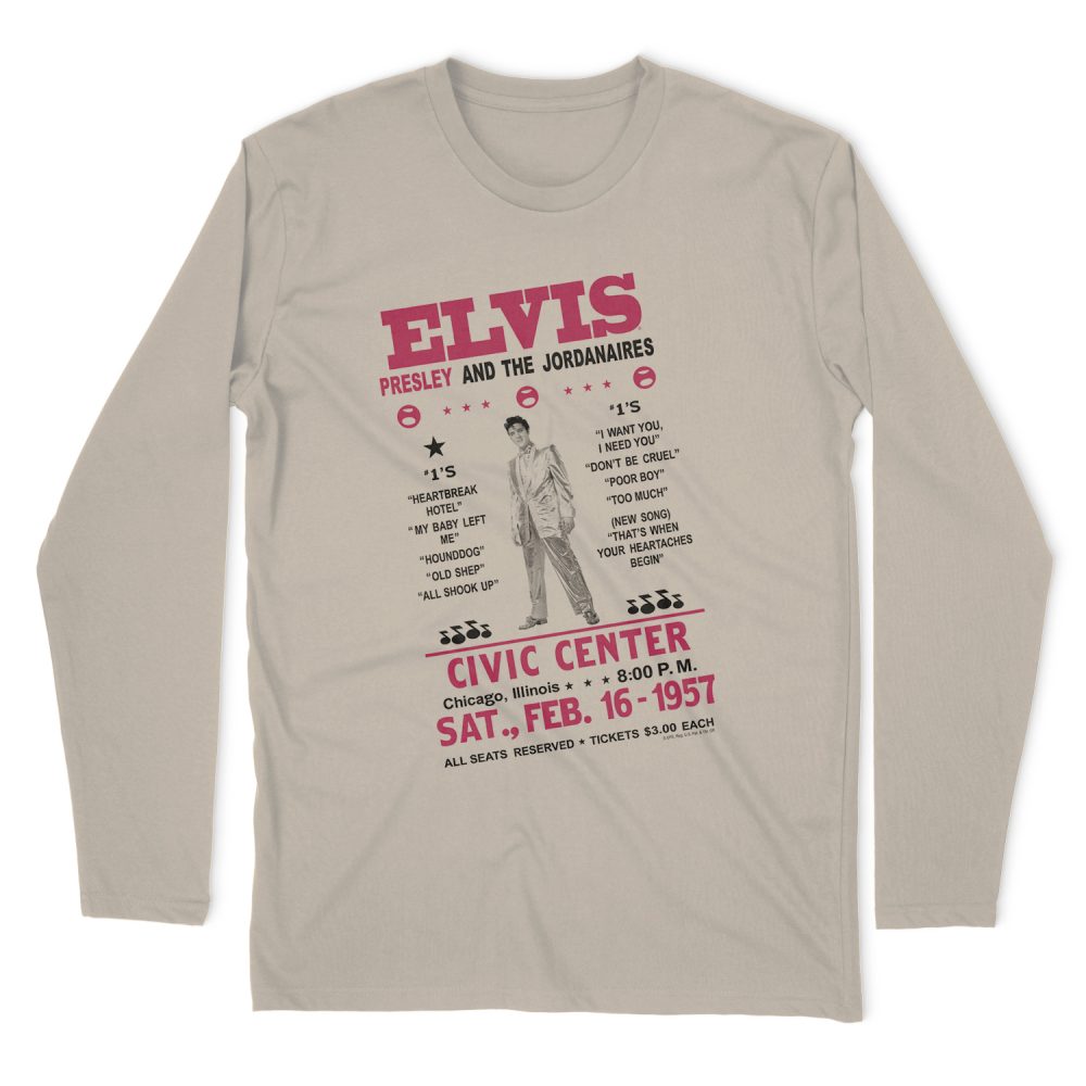 ELVIS PRESLEY JORDANAIRES LONG SLEEVE T-SHIRT