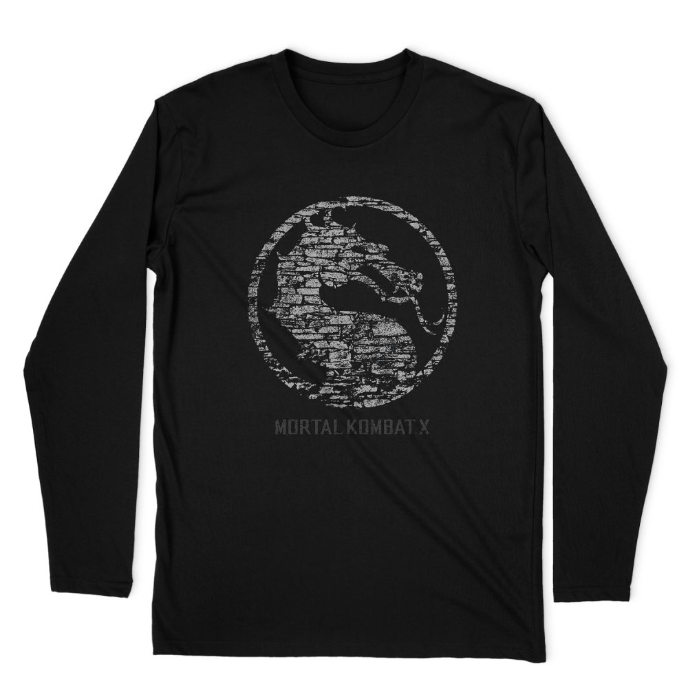 MORTAL KOMBAT STONE SEAL LONG SLEEVE T-SHIRT