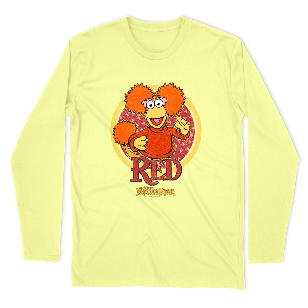 FRAGGLE ROCK RED CIRCLE LONG SLEEVE T-SHIRT