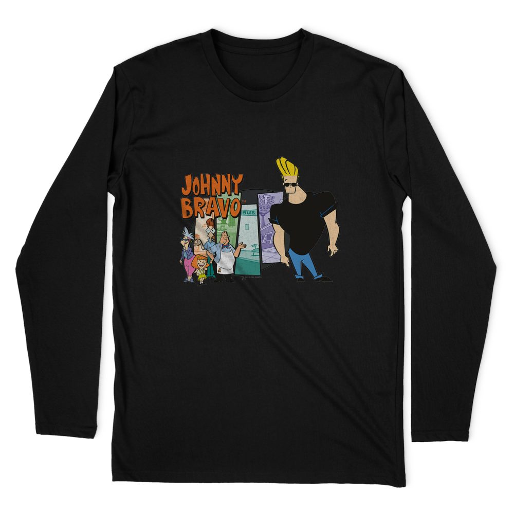 JOHNNY BRAVO JOHNNY & FRIENDS LONG SLEEVE T-SHIRT