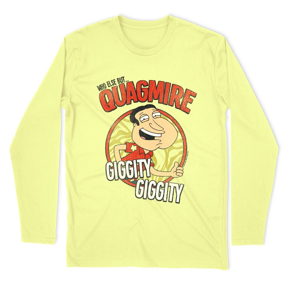 FAMILY GUY QUAGMIRE LONG SLEEVE T-SHIRT