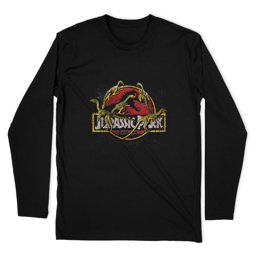 JURASSIC PARK SOMETHING HAS SURVIVED L;ONG SLEEVE T-SHIRT
