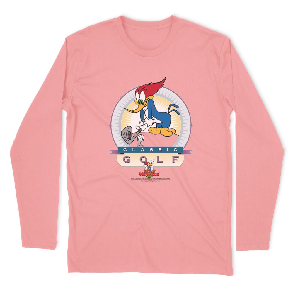 WOODY WOODPECKER CLASSIC GOLF LONG SLEEVE T-SHORT
