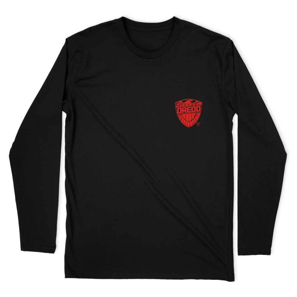 JUDGE DREDD BADGE LONG SLEEVE T-SHIRT