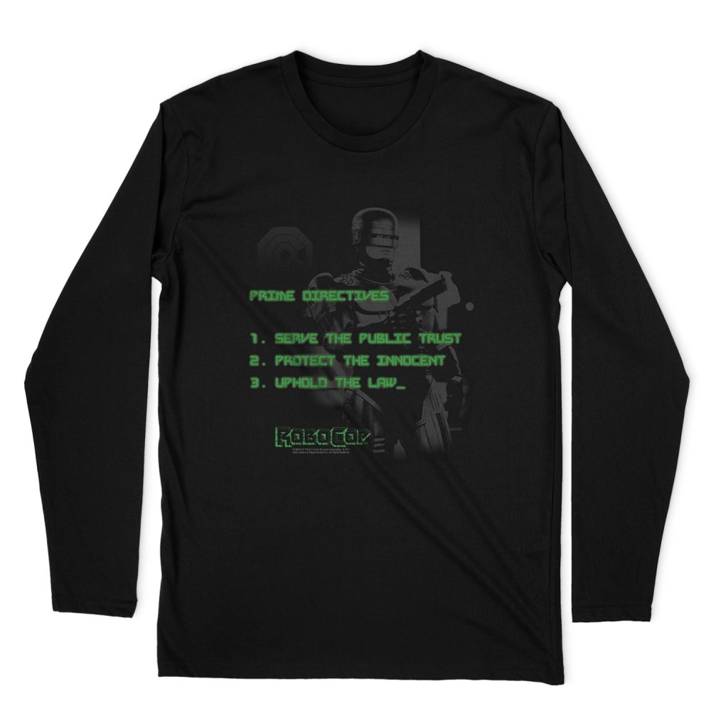 ROBOCOP PRIME DIRECTIVES LONG SLEEVE T-SHIRT