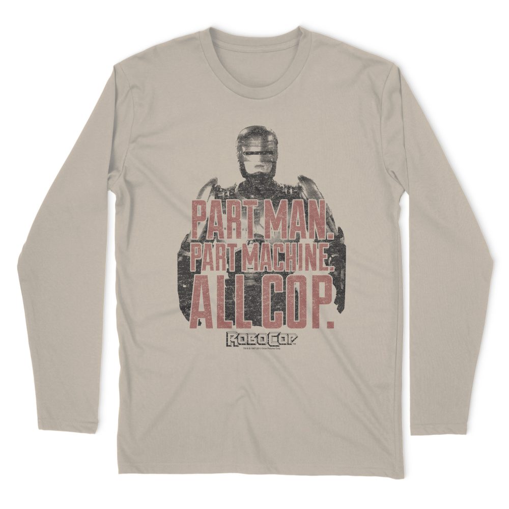 ROBOCOP VINTAGE TAGLINE LONG SLEEVE T-SHIRT