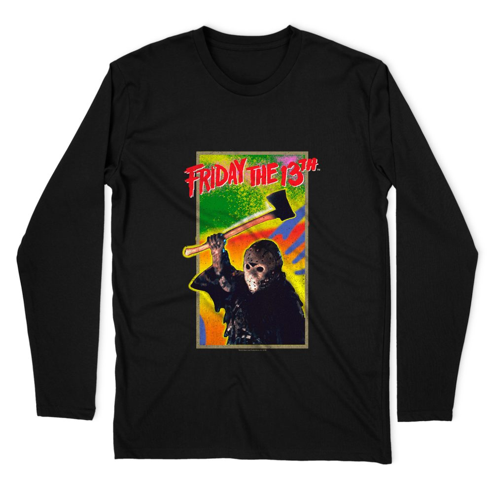 FRIDAY THE 13TH RETRO GAME LONG SLEEVE T-SHIRT