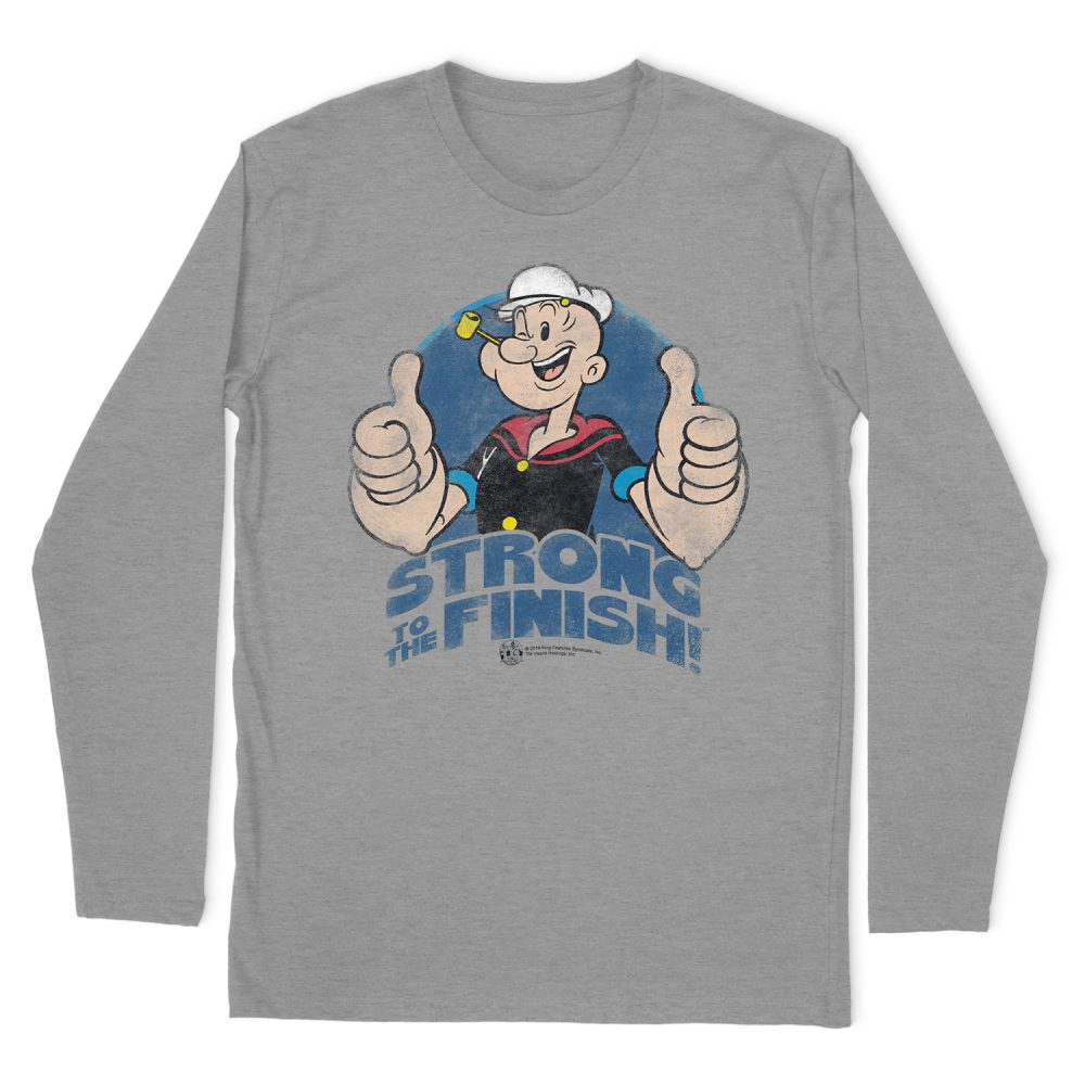 POPEYE TO THE FINISH LONG SLEEVE T-SHIRT