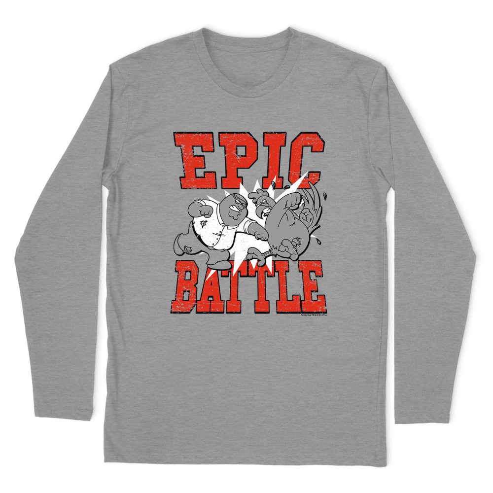 FAMILY GUY EPIC BATTLE LONG SLEEVE T-SHIRT
