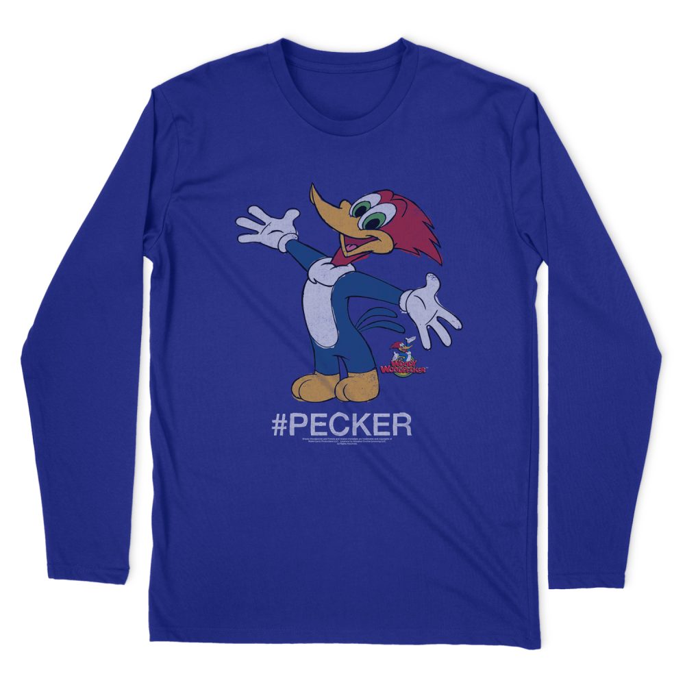 WOODY WOODPECKER HASHTAG WOODY LONG SLEEVE T-SHIRT