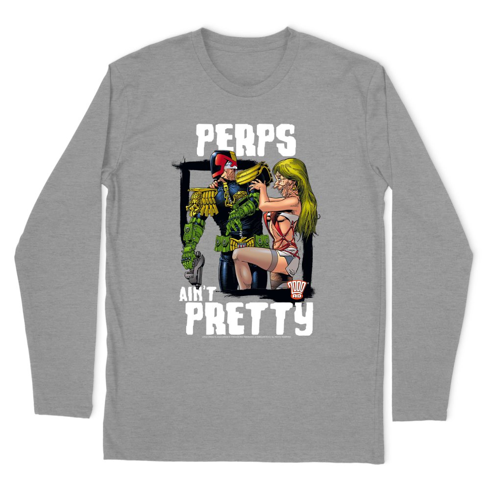 JUDGE DREDD AINT PRETTY LONG SLEEVE T-SHIRT