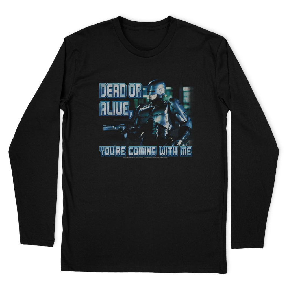 ROBOCOP DEAD OR ALIVE LONG SLEEVE T-SHIRT