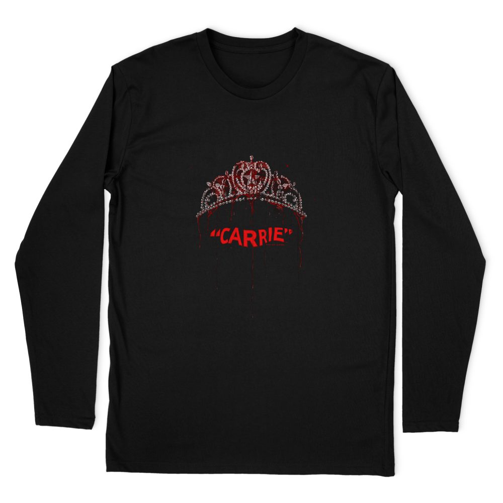CARRIE PROM QUEEN LONG SLEEVE T-SHIRT