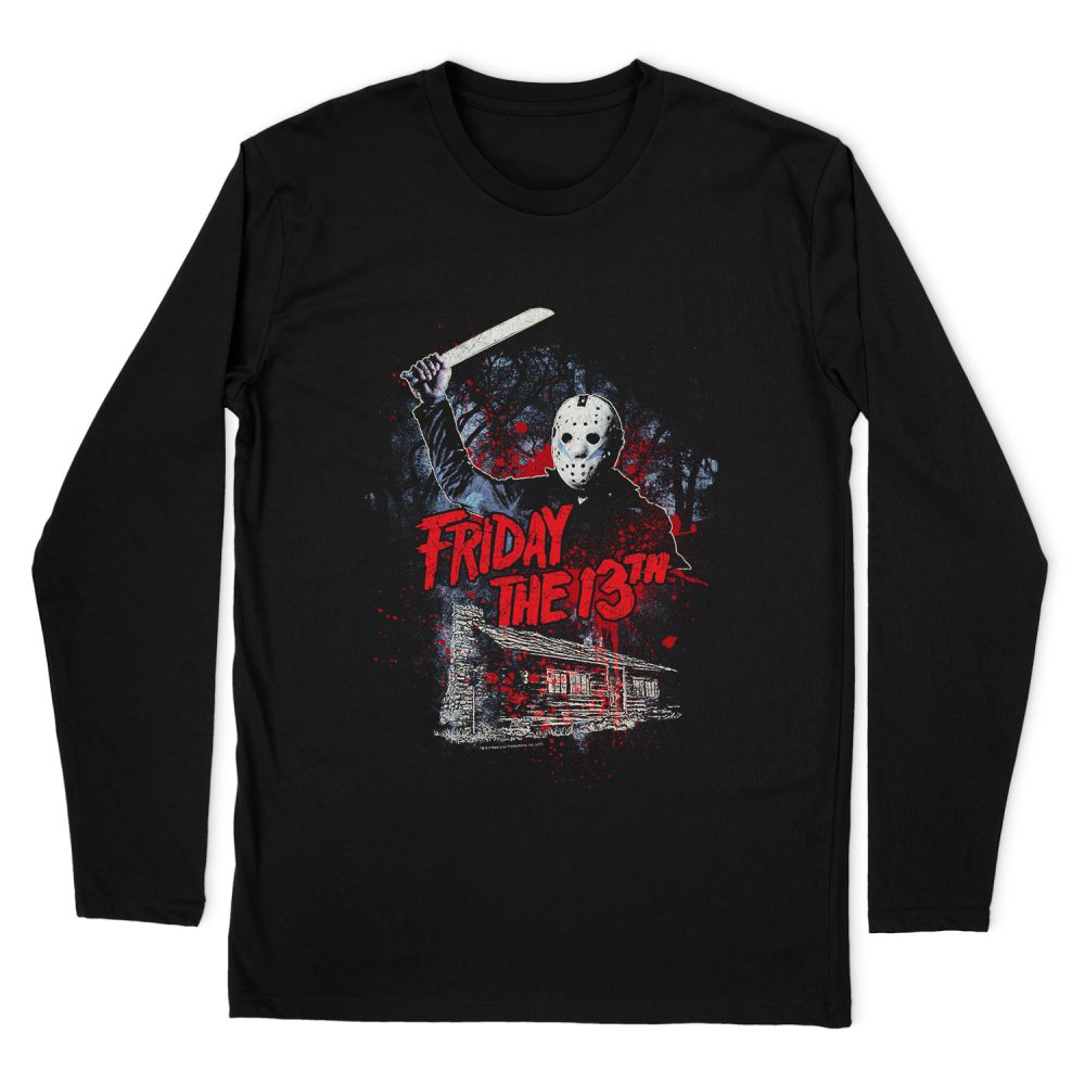 FRIDAY THE 13TH CABIN LONG SLEEVE T-SHIRT