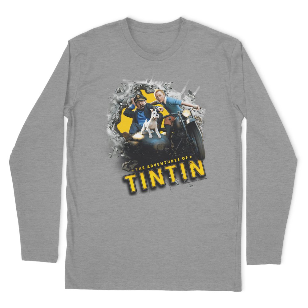 THE ADVENTURES OF TINTIN BREAKTHROUGH LONG SLEEVE T-SHIRT