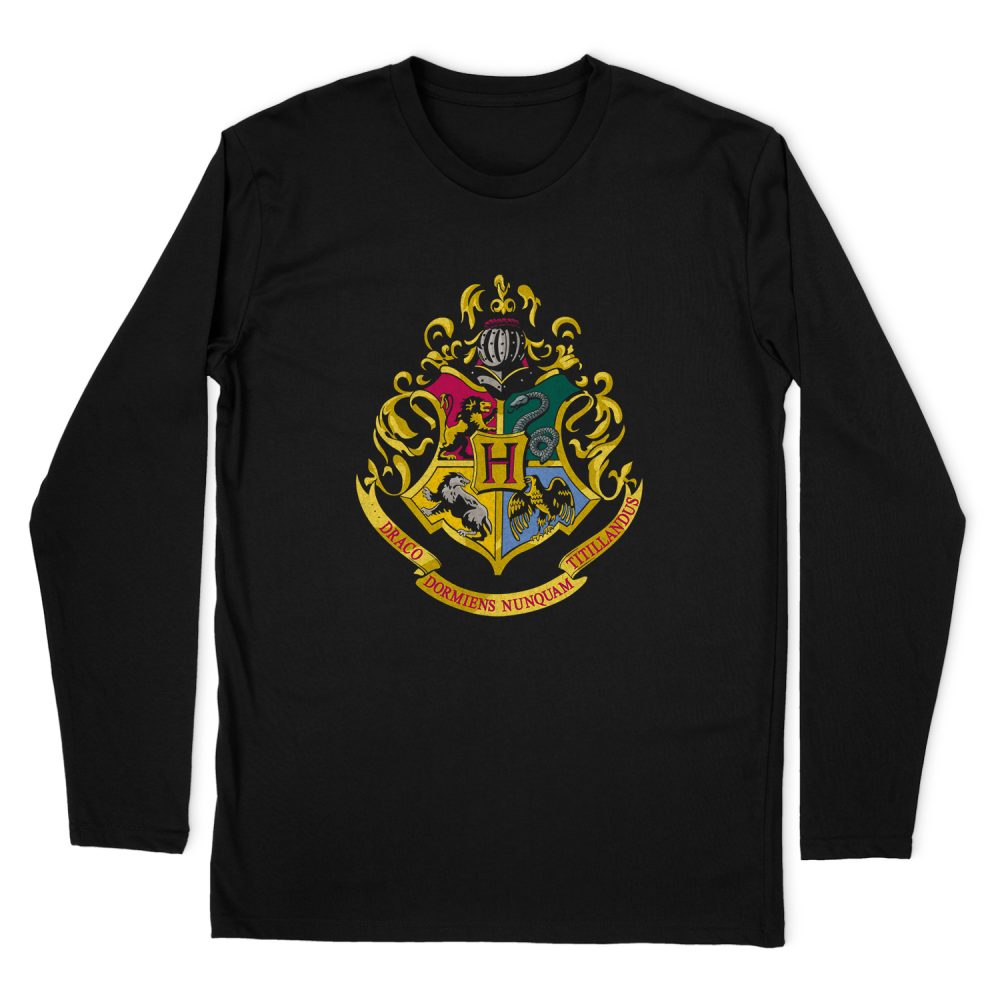 HARRY POTTER HOGWARTS CREST LONG SLEEVE T-SHIRT
