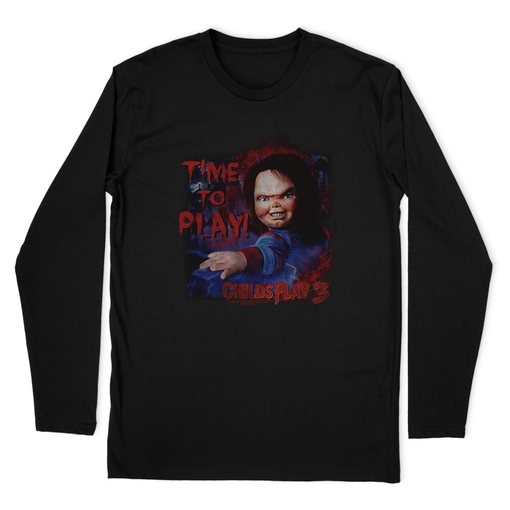 CHILD'S PLAY 3 TIME TO PLAY LONG SLEEVE T-SHIRT
