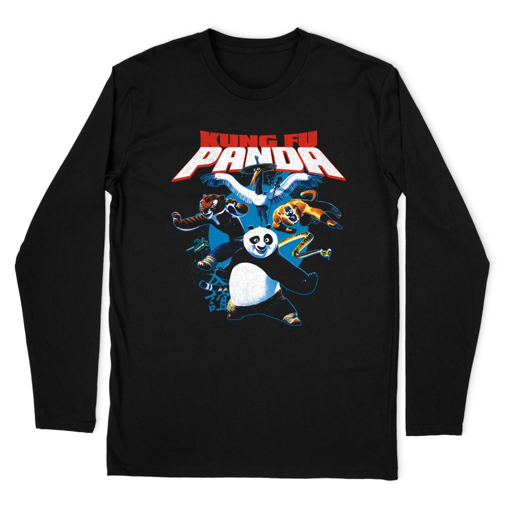 KUNG FU PANDA KUNG FU GROUP LONG SLEEVE T-SHIRT