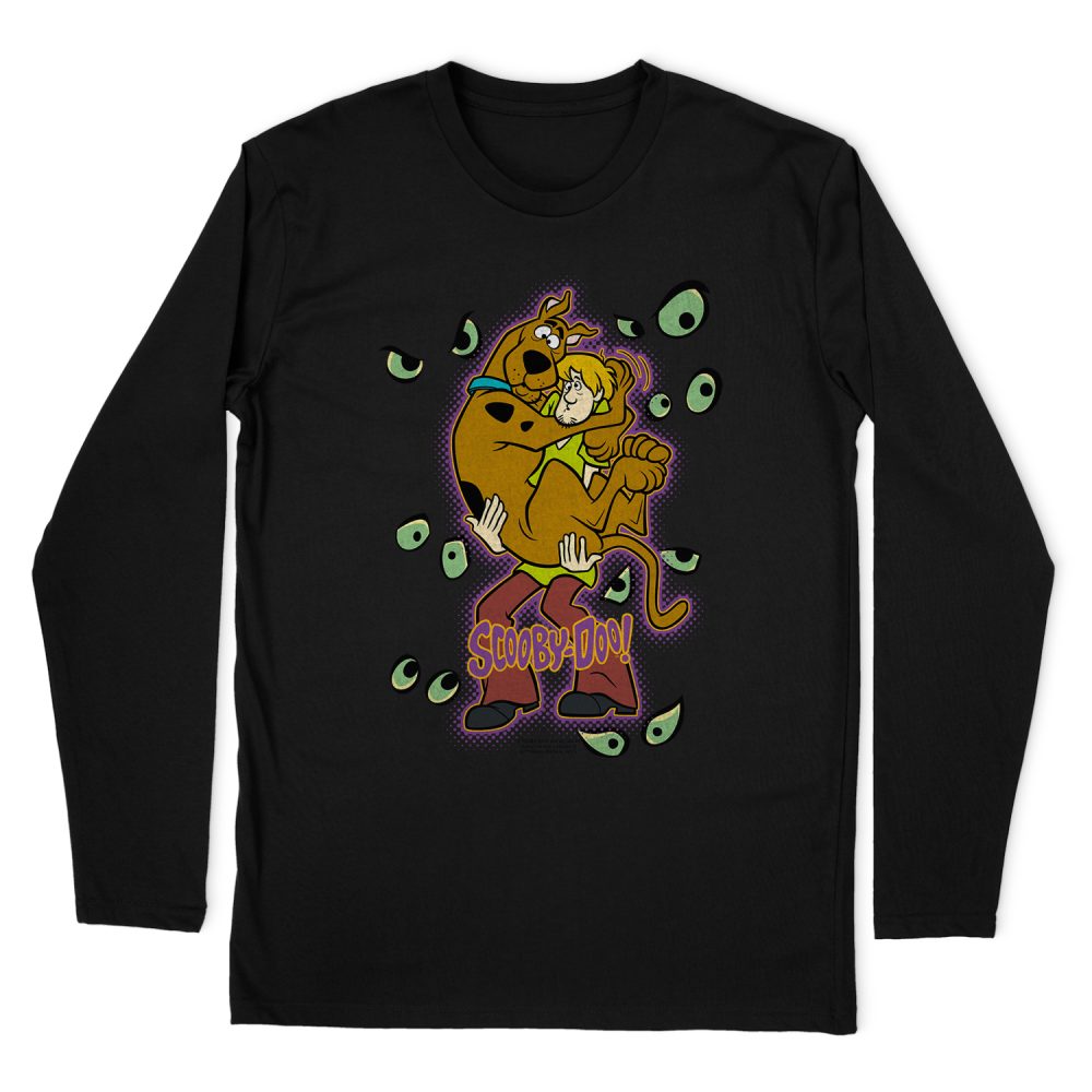 SCOOBY DOO BEING WATCHED LONG SLEEVE T-SHIRT