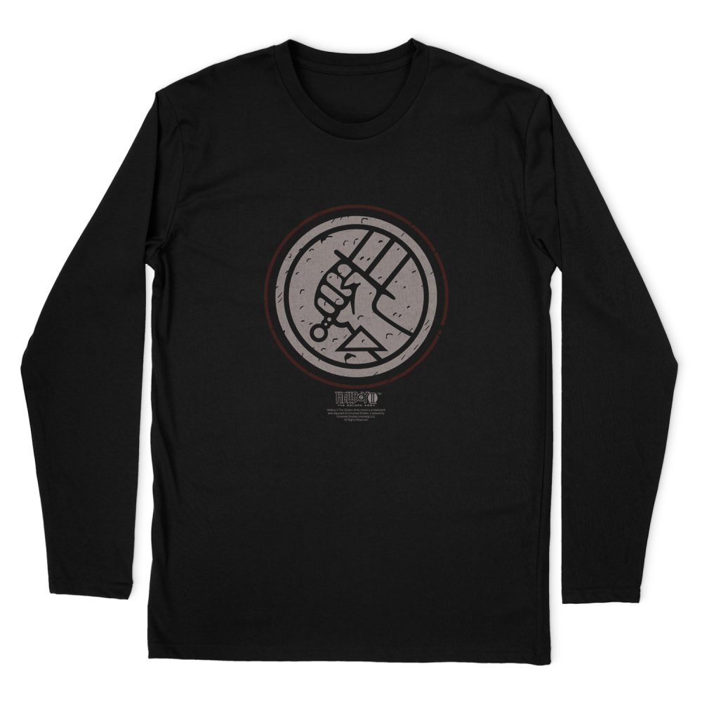 HELLBOY MIGNOLA STYLE LOGO LONG SLEEVE T-SHIRT