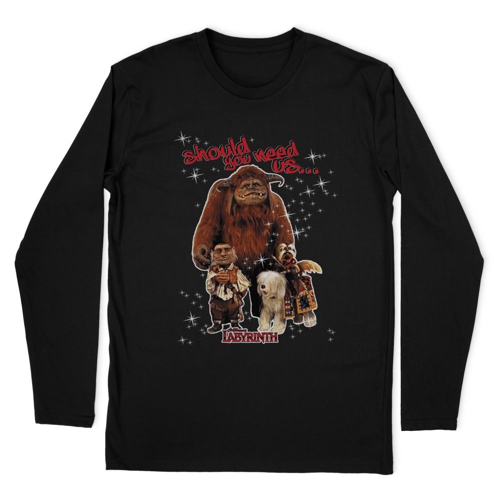 LABYRINTH SHOULD YOU NEED US LONG SLEEVE T-SHIRT
