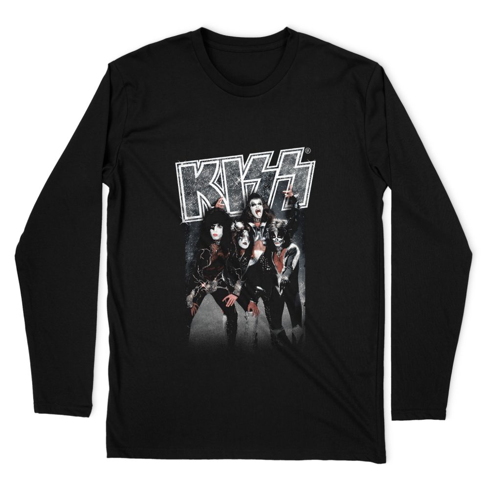 KISS SHINE LONG SLEEVE T-SHIRT