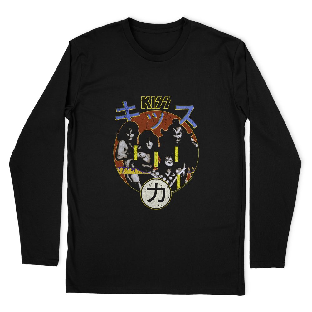 KISS HOTTER COVER LONG SLEEVE T-SHIRT