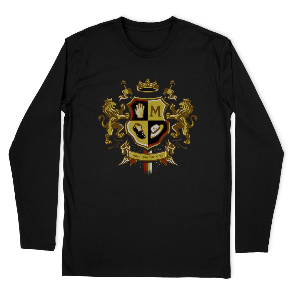 KING OF POP LOGO LONG SLEEVE T-SHIRT