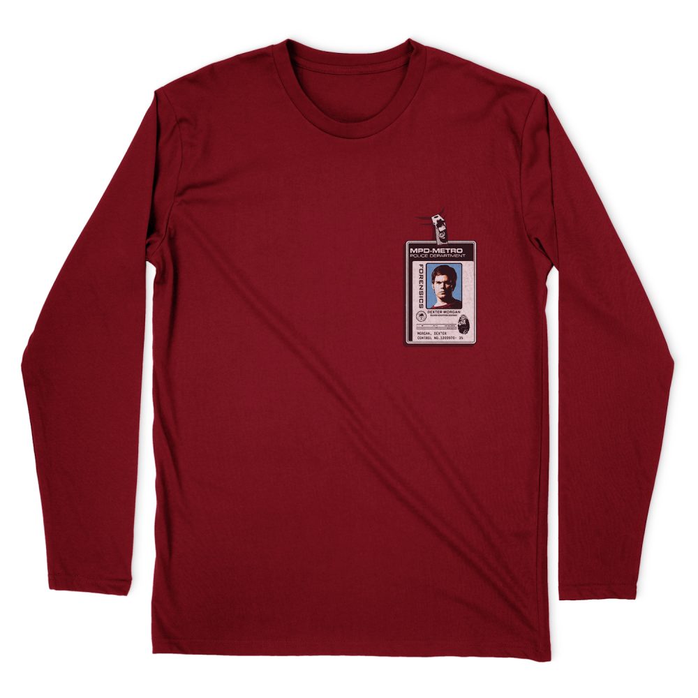 DEXTER BADGE LONG SLEEVE T-SHIRT