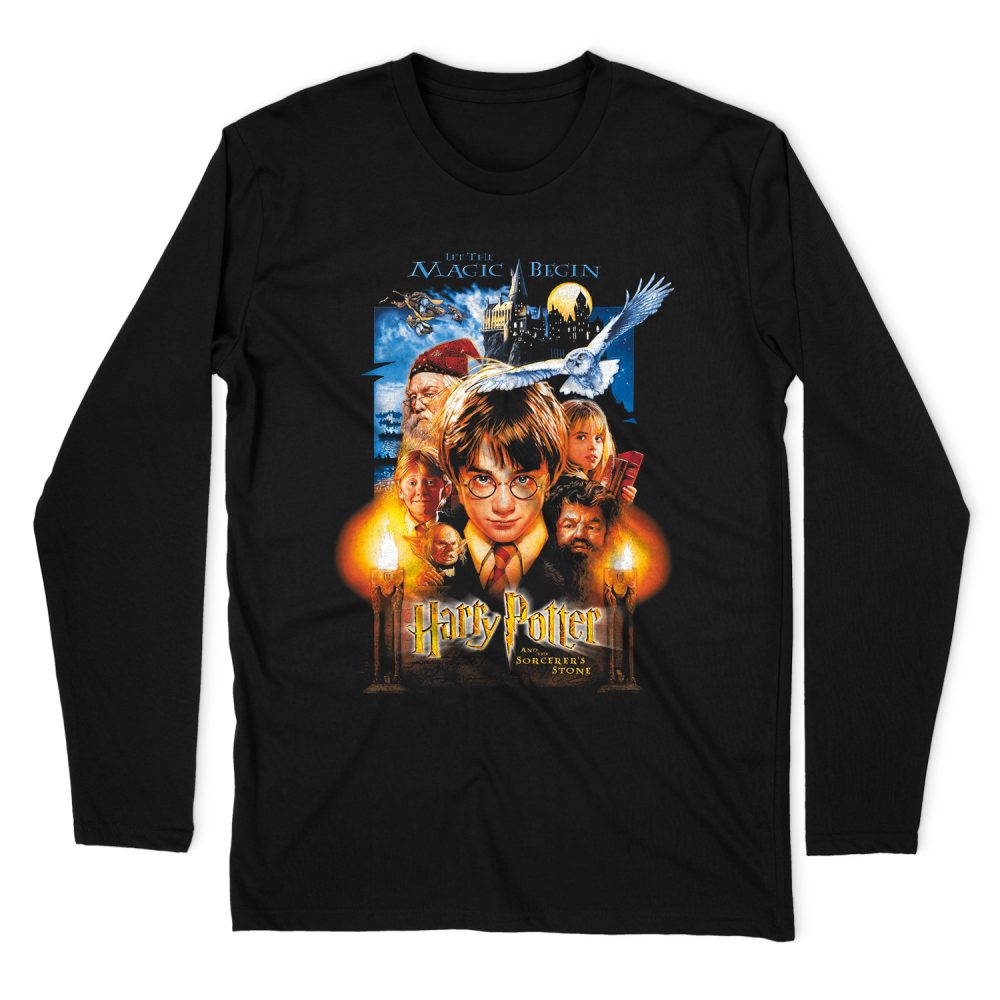 HARRY POTTER MOVIE POSTER LONG SLEEVE T-SHIRT
