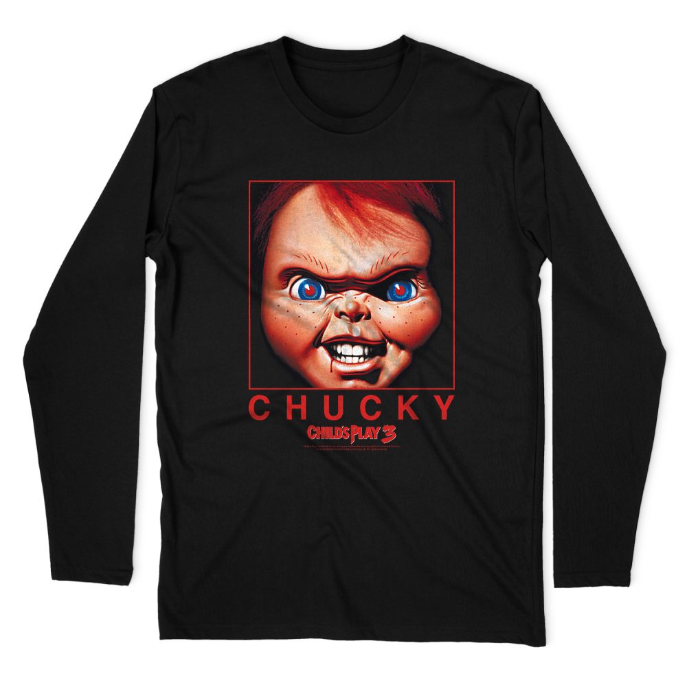 CHILD'S PLAY CHUCKY SQUARED LONG SLEEVE T-SHIRT